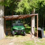 ATV parkering, nu med plasttak